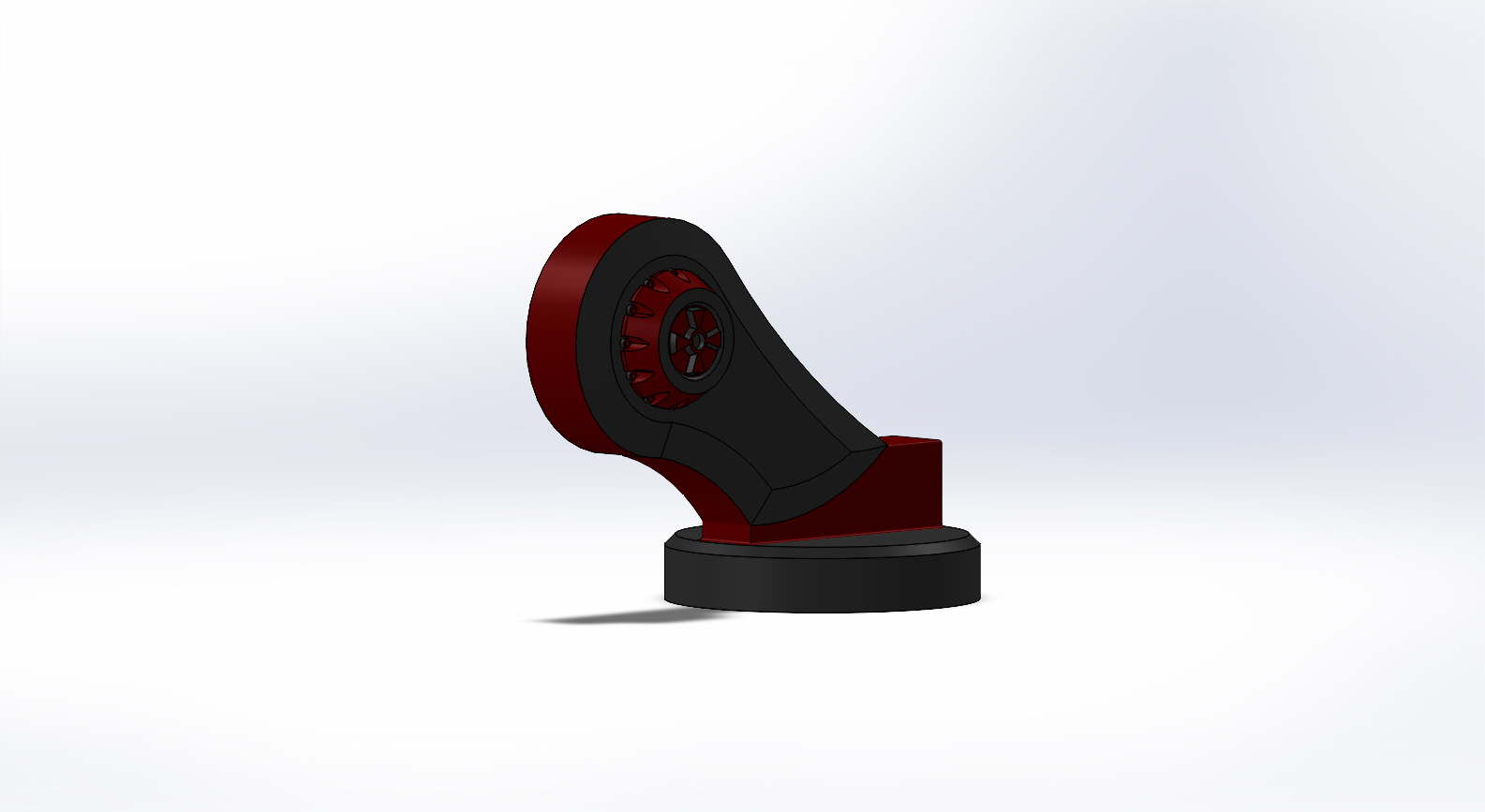 简易机械臂3D数模图纸 Solidworks设计